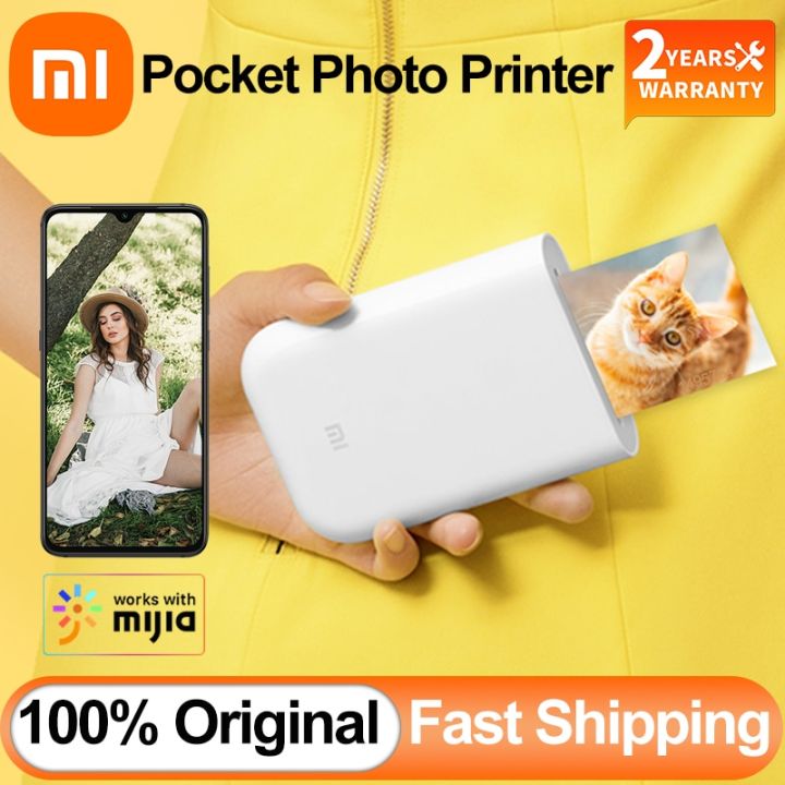 Global Version Xiaomi Mijia Mini Pocket Photo Printer Portable ZINK ...