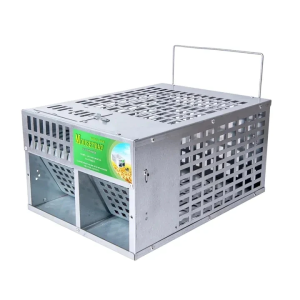 KUAIBU High Quality continuous large Double-door Big Mouse Rats Live Trap Cage/Strong Catch Bait/Pest Control Powerful mouse trap
