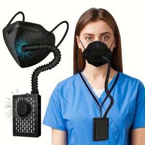 Effortless Breathing Electric Air Purifying Respirator Mask - KN95 Rated Replaceable Filter Powered Fan - Dust Woodworking2026