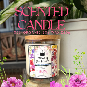 Dance of the Flower Candle💐┃เทียนหอมกลิ่นระบำดอกไม้┃220g.┃HoC🕯
