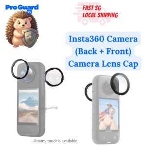 [SG] Insta360 Camera Lens Cap (Back + Front) Insta 360 X5 X4 Air X3 X2 Lens Screen Protector Guard