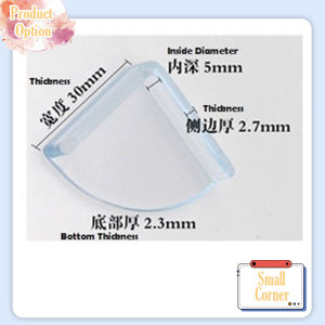 [Choo Choo Toy] Pelindung Bucu Meja Baby Safety Transparent Anti-Collision Table Corner Guard Protector Edge Bumpers 硅胶防撞角 - BS02