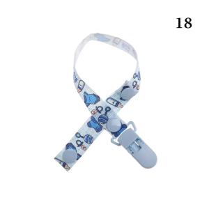 Children Cute Pacifier Clip Chain Dummy Clip Holder Nipples Comfortable Material Chain Buckle Strap Clip Holder Baby Pacifier h260702