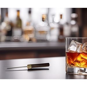 ที่แกะน้ำแข็งสแตนเลสอย่างดี ทําน้ําแข็ง  ที่เจาะน้ำแข็ง สำหรับเจาะน้ำแข็ง แท่งเจาะ น้ำแข็ง Ice pick