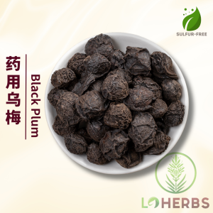 Loherbs 乌梅 药用乌梅 Black Plum 【原味 无糖】酸梅汤 泡茶材料
