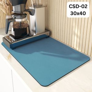 Easyhome.sg Quick Drying Kitchen Sink Absorbent Mat / Dish Draining Anti-Mould Diatomite Mat