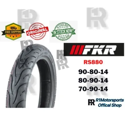 [FKR] RS880 Tubeless Tayar Tyre 70/90-14 80/90-14 90/80-14