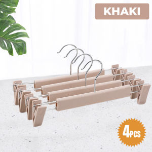 Encora Adjustable Plastic Pants Hanger With Clip Clothespin Penyangkut Baju Clothes Hanger Penyangkut Klip 衣夹衣架