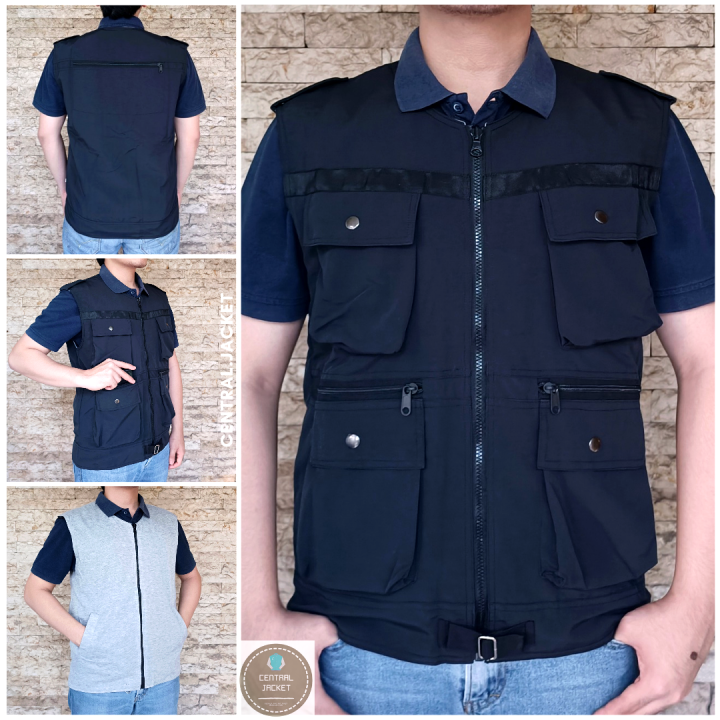 Rompi Lapangan Outdoor Pria - Rompi Proyek - Vest Pria - Rompi Tactical Multifungsi