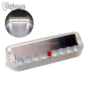 1 pcs Solar Car Anti-Collision Flash Light Wiring-Free Electric Motorcycle Truck Strong Light Warning Brake Taillight