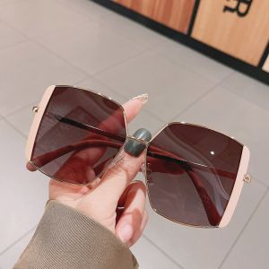 Original COD Kacamata Fashion Wanita Big Frame Korea Retro Stylish