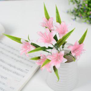 Bunga Mawar Artificial / Bunga Plastik Rose 7 Kuntum BG18