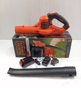 Black & Decker เครื่องเป่าลมแบบไร้สาย 18 โวลต์ รุ่น GWC1820PCF พร้อมแบตเตอรี่ 18V 2.0Ax1ก้อน + แท่นชาร์จ ของแท้100%