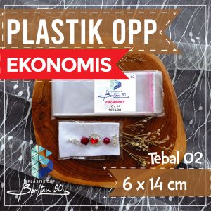 Plastik Opp 6x14 Cm 02 Micron / Plastik Lem / Plastik Opp Seal