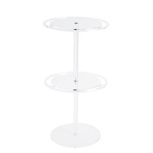 BANZU Transparent Rotatable Display Stand Multi-layer Large Capacity Doll Storage Rack Decorative Acrylic Pendant Display Rack Doll Accessories