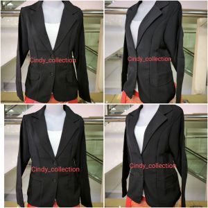 BLAZER KERJA WANITA BLAZER KANTOR KANCING DUA / BLAZER FORMAL / BLAZER HITAM / BLAZER CEWEK JAS WANITA KANTOR KERJA