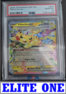PSA 10 Pikachu EX #057 HOLO Surging Sparks - Scarlet & Violet English (2024) - Pokemon Card GRADED