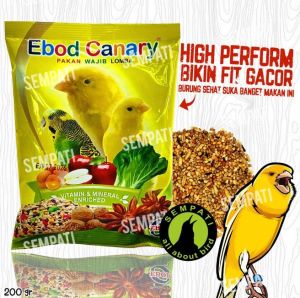 SEMPATI Pakan Burung Kenari Harian Kemasan Plastik Ebod Jaya PKNKPEJ