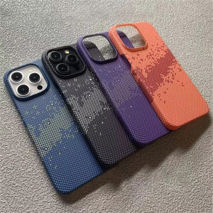 Kevlar Carbon Fiber Pattern Phone Case For iPhone 15 14 Plus 13 12 11 Pro Max Shockproof Hard Plastic Retro Frameless Back Cover