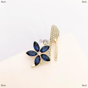 [COD] Buin Fashion Flower High Heels Shoes Brooches Women Coat Clothing Badges Jewelry Accessries