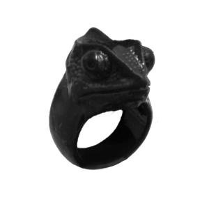 Resin Lizard Rings Chunky-Vintage Finger Rings Y2k Stackable Rings Teen Girls Joint Rings Cool Friendship Dainty