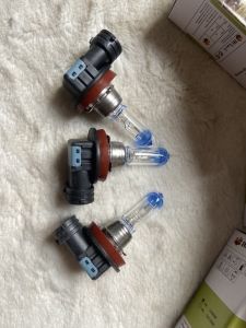 COMBO 10 bóng pha ô tô H9 siêu sáng. Bóng pha HCL đầu xanh. Điện 12v
