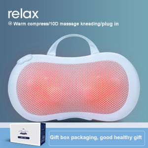 Portable Electric Massager Wireless Massage Pillow Neck Massage Pillow Charging Full Body Waist Back Shoulder Massage 按摩