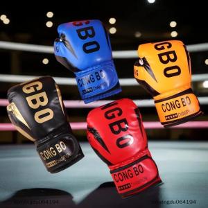 zuoyingdu064194 Kids 6oz Professional Boxing Training Sparring Gloves PU Leather Kids Breathable Muay Thai Punching Karate Training Gloves
