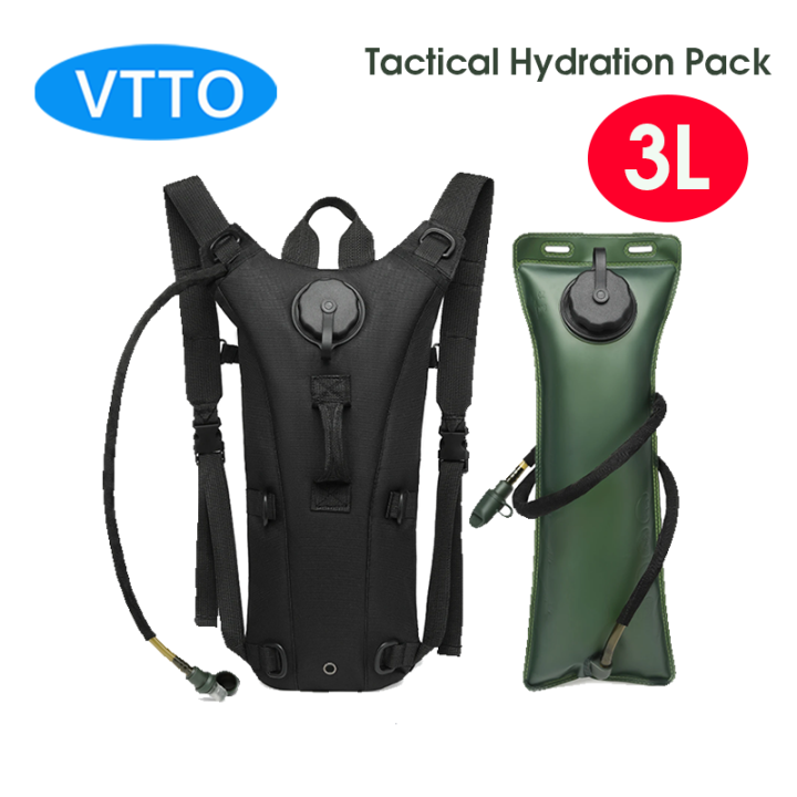 VTTO Tactical Hydration Pack Military Class Camel Backpack with