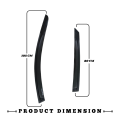 GECA RAIN VISOR ELANTRA 2020 BLACK 1.8MM (11701). 