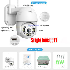 【BUY 1 TAKE 1】Xiaomi 4K HD CCTV Dual Lens Outdoor Waterproof WiFi Camera CCTV IP Security Cam 360° Humanoid Auto Tracking Night Vision Security Camera