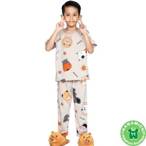 Kiminori  ORDO.CP Setelan Baju Tidur Anak Lengan Pendek