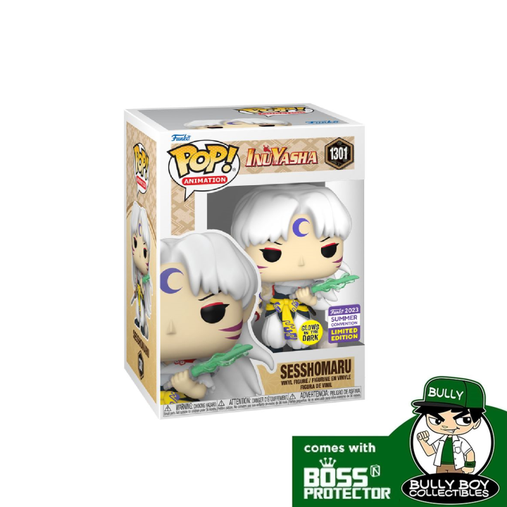 SDCC GITD Inuyasha Sesshomaru Funko sold Pop #1301