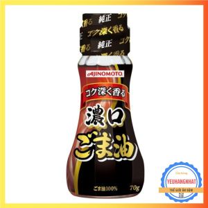 Dầu mè Ajinomoto Nhật bản chai 70 và 160ml giúp bé ăn dặm đúng cách