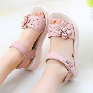 Fashion New Sandals Sneakers Kids Girls Rubber Shoes Wear-resistant Beach Shoes Velcro Hot Products Gift for Kids
