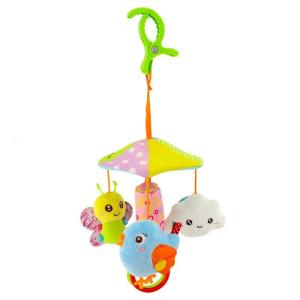 Cute Animal Crib Hanging Bell Toy Baby Bed Stroller Wind Chime Newborn Pushchair Rattle