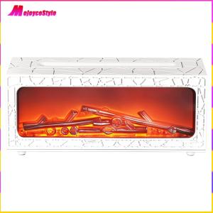 【NEW】 Fireplace Flame Cool Mist Humidifier 7 Colors Air Diffuser Humidifier with Timer
