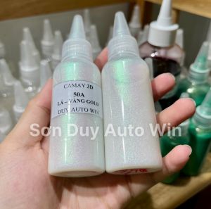 Sơn màu trắng hồng pha lê lá - Sơn ô tô xe máy