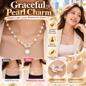 Elegant Natural Pearl Necklace Classic Pearl Necklace Women 37 Pearls Luxury Jewelry Accessories Daily Wear