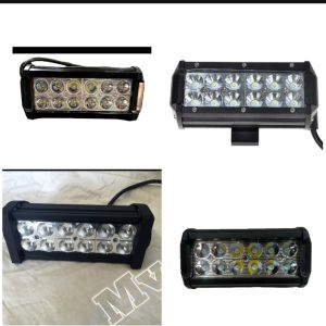 Lampu Tembak LED BAR Cree 12 Mata PUTIH 12 VOLT WorkLight Sorot Offroad 2 Susun Motor Mobil Waterproof FLASH