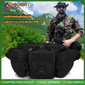 【HOSPORT】 Multipurpose Fanny Pouch Nylon Portable Outdoor Sports Waist Pack Waterproof Large Capacity for Camping Hiking Traveling Running