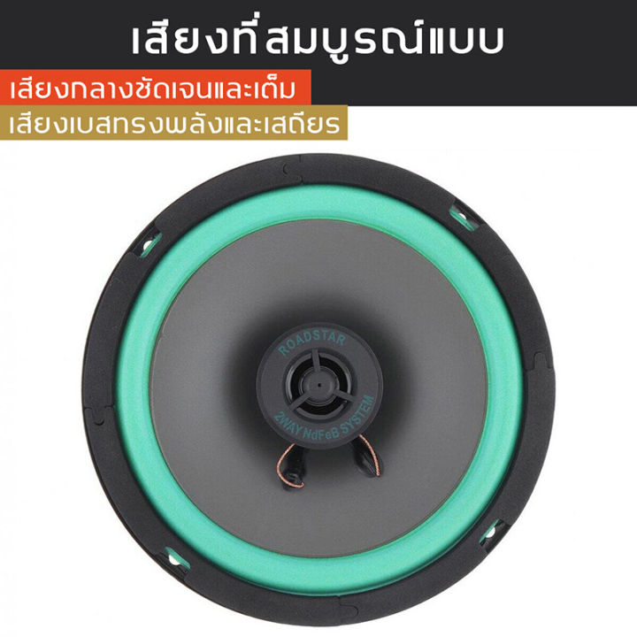 🚗ซื้อ 1 แถม 1🚗ดอกลำโพง6 5นิ้ว ลำโพงคู่ HD สเตอริโอรอบๆ เสียงระดับHiFi ...