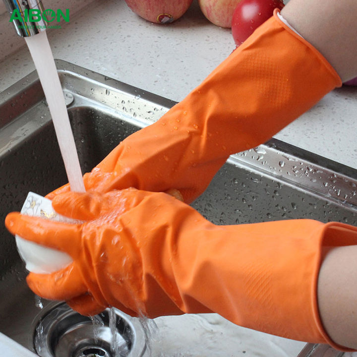 【Ready Stock】1 Pair Kitchen Gloves Washing Dishes Cleaning Washing