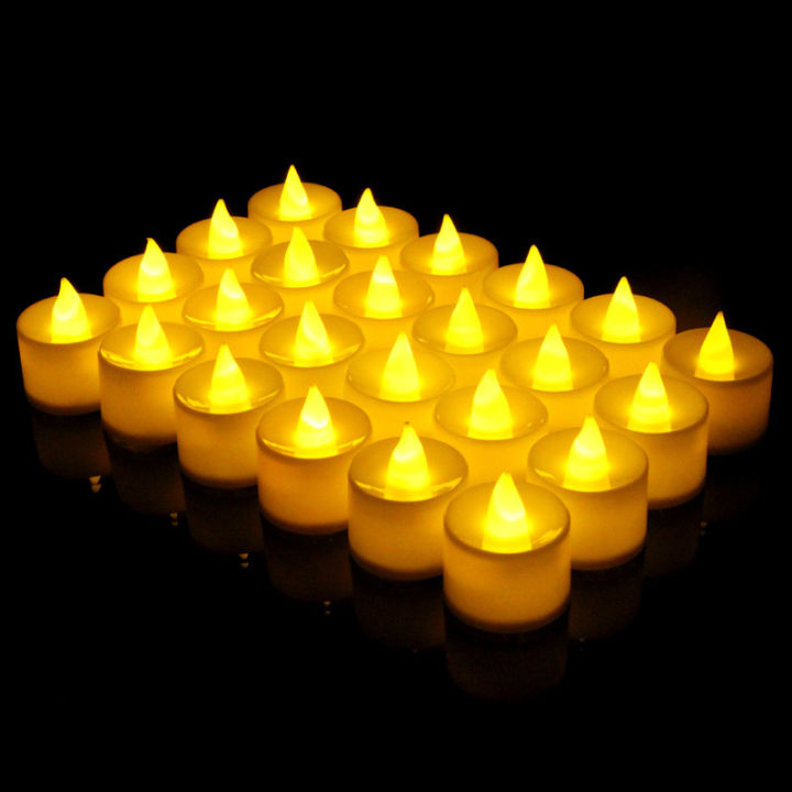 Flameless LED Tea Light Candles - Set of 12/24/48