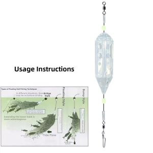 NOBLELUX 3pcs Set 3pcs Set Luminous Bait Cage Yellow Foam Ball S M L Sizes Rotating Swim Feeder Luminous Rotating Design Fishing Tackle Fishing Use