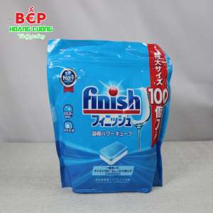 Viên Rửa chén Finish Nhật – Rửa Nhanh – Bóng Sáng – Không Tráng Lại – Dùng Cho Mọi Dòng Máy