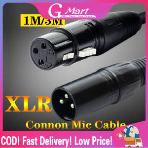 【1M/3M】XLR Cable Microphone Audio Sound Cable XLR Male to Female Extension XLR Cable for Mixer Stereo Camera Amplifier Male to Female XLR Cable-3M
