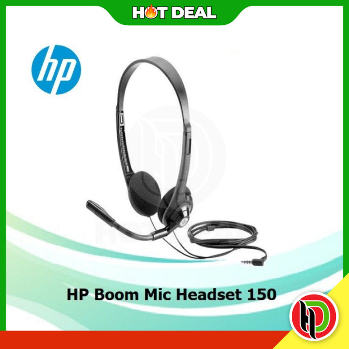 Hotdeal HP Boom Mic Headset 150 Stereo Headset with Mic for PC and