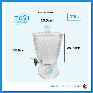 TORI HOME CARE™ Tong Air 7.6L BPA FREE Water Dispenser Plastik PS Dengan Pipe Berkas Air Balang Air