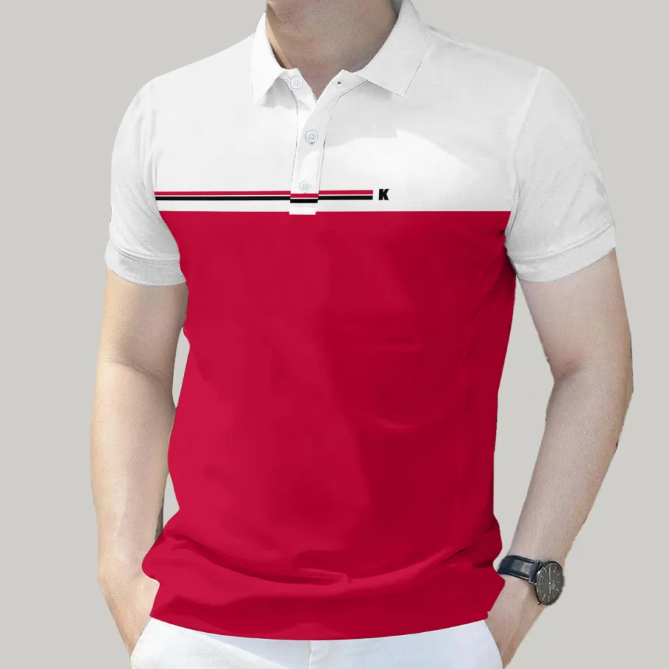 2025 Summer Stripes Polo Shirt For Men Breathable Polo For Men